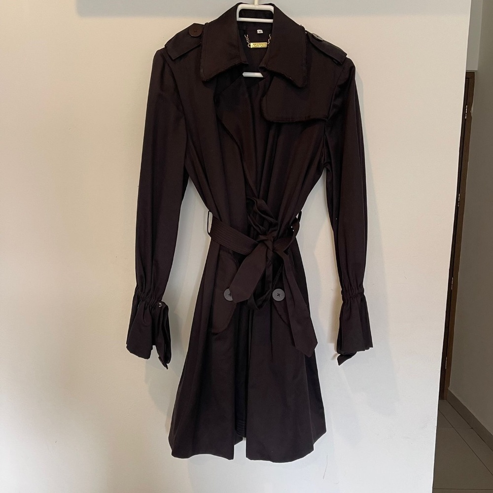 Coat AMELIA TORO Black Elegant